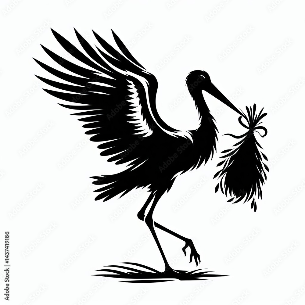 Fototapeta premium Wildlife Birds Silhouette