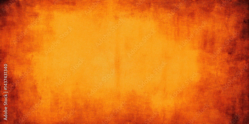 Obraz premium old orange grunge background faded banner