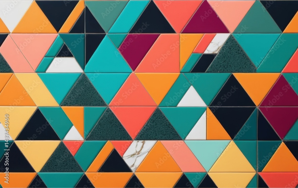 A vibrant array of geometric tiles in various shapes and colors, featuring intricate patterns that create a lively and dynamic visual effect. A vibrant array of geometric tiles in various shapes and colors, featuring intricate patterns that create a lively and dynamic visual effect.