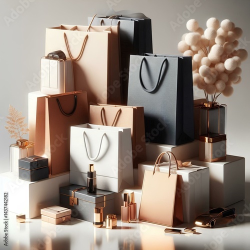 shopping bags and gifts