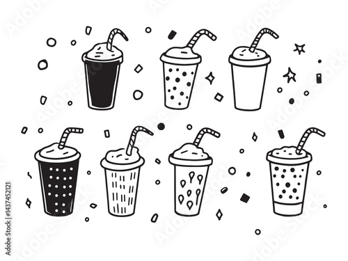 Party Cup line art icon perfect party decoration guide