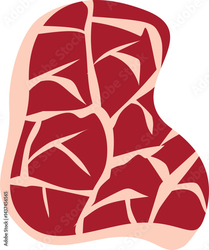 Raw meats. Qurban meat slice.