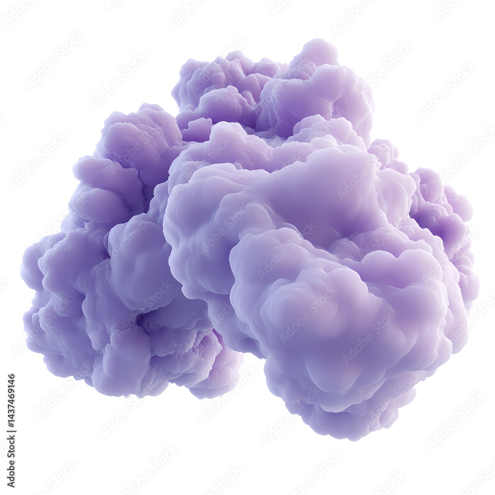 Obraz premium A captivating purple cloud, representing mystery and creativity in nature's art.