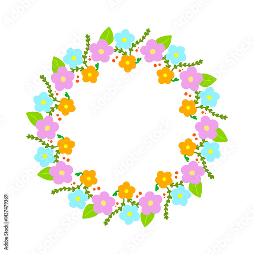 Flower, flower wreath 