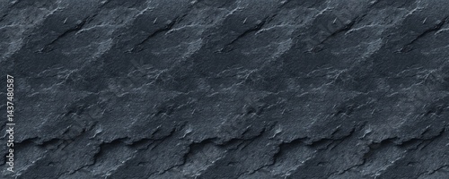 Dark Rugged Rock Texture in Slate Grey – Matte Luxury Background