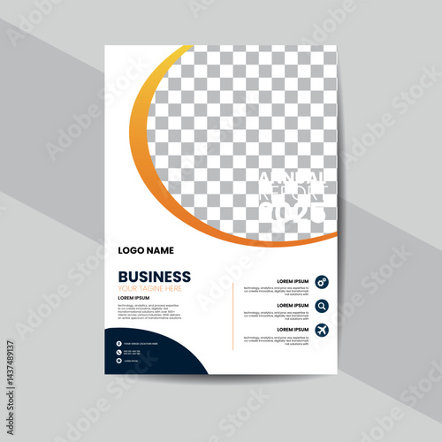 Business flyer design template vector design