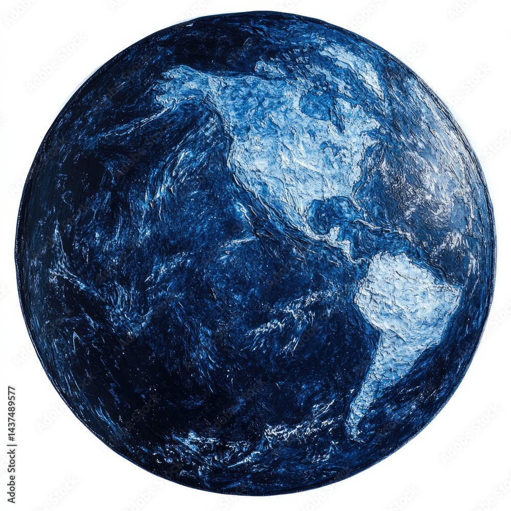 Global view of the Earth Global view of the Earth