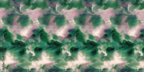 Dreamlike Green-Pink Marble Abstract – Watercolor in High Resolution