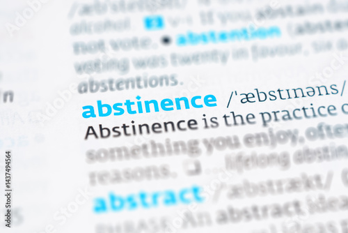 Abstinence is a state of abstinence from something, often associated with addictions and personal choices.
