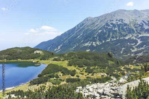Landscape of Pirin Mountain near Banderitsa Area, Bulgaria