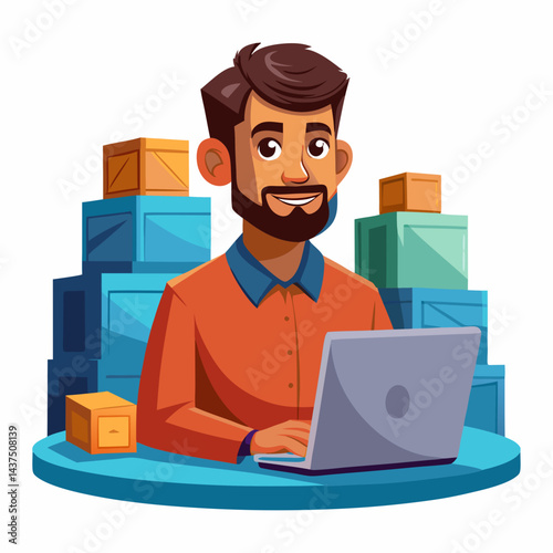 Indian e-commerce specialist, managing online store logistics.

