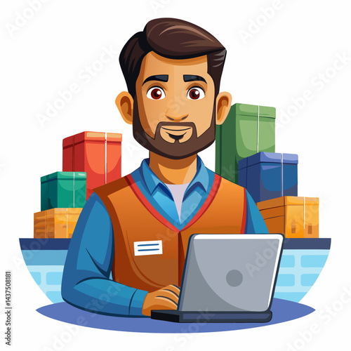Indian e-commerce specialist, managing online store logistics.


