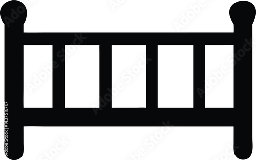 Smart Baby Crib Icon