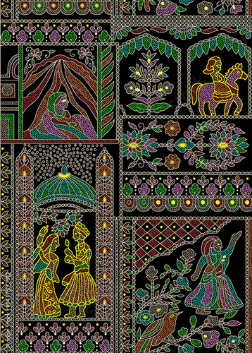 Wallpaper Mural thai art painting Torontodigital.ca