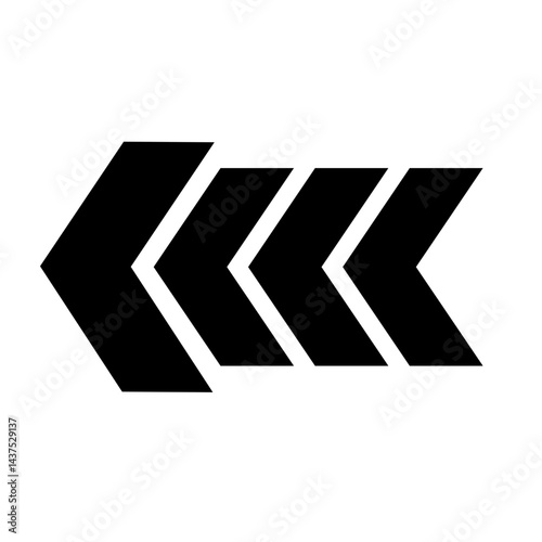Obraz na płótnie Recolorable Arrow Pointer Direction w salonie