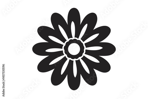 Daisy Flower PNG Illustration, Simple Wildflower Element, Hand Drawn, Spring Bloom