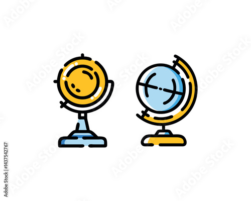 Globes Icon Vector,globes, world, map, geography, travel, global, earth, international, exploration, globe icon, study, geography icon, travel icon, world map