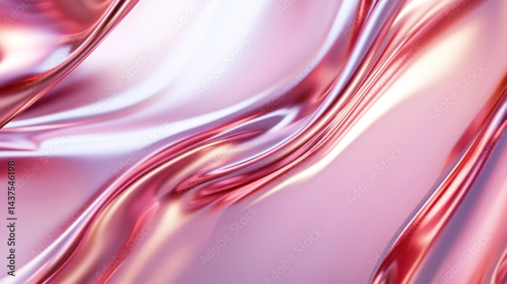 Abstract fluid pink and rose gold draped fabric texture Abstract fluid pink and rose gold draped fabric texture