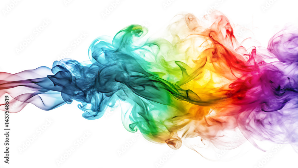 abstract colorful smoke a soft cloudy isolated on white background abstract colorful smoke a soft cloudy isolated on white background
