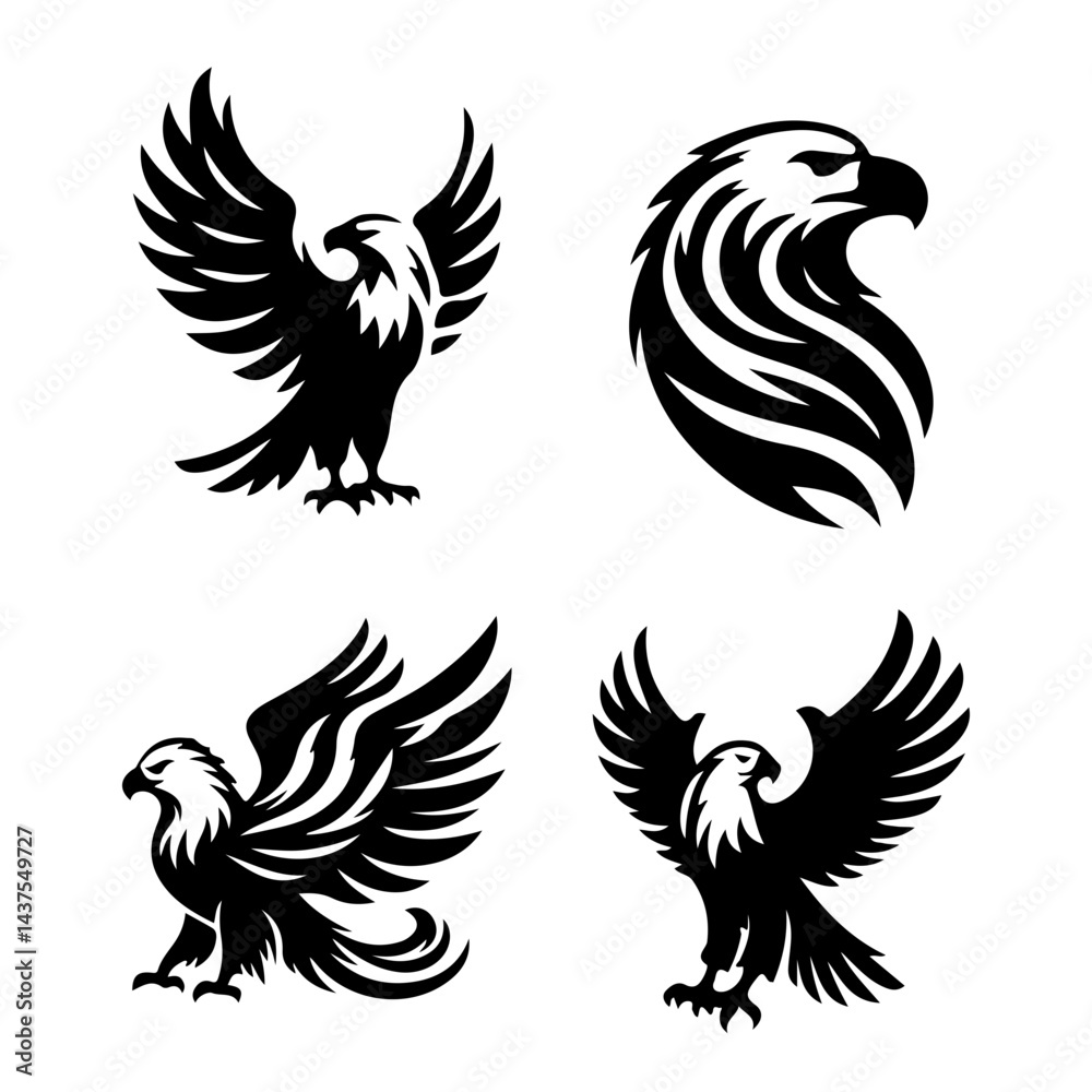 Fototapeta premium eagle vector design