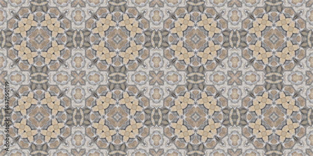 Seamless abstract pattern banner. Art texture. Symmetrical kaleidoscope Seamless abstract pattern banner. Art texture. Symmetrical kaleidoscope