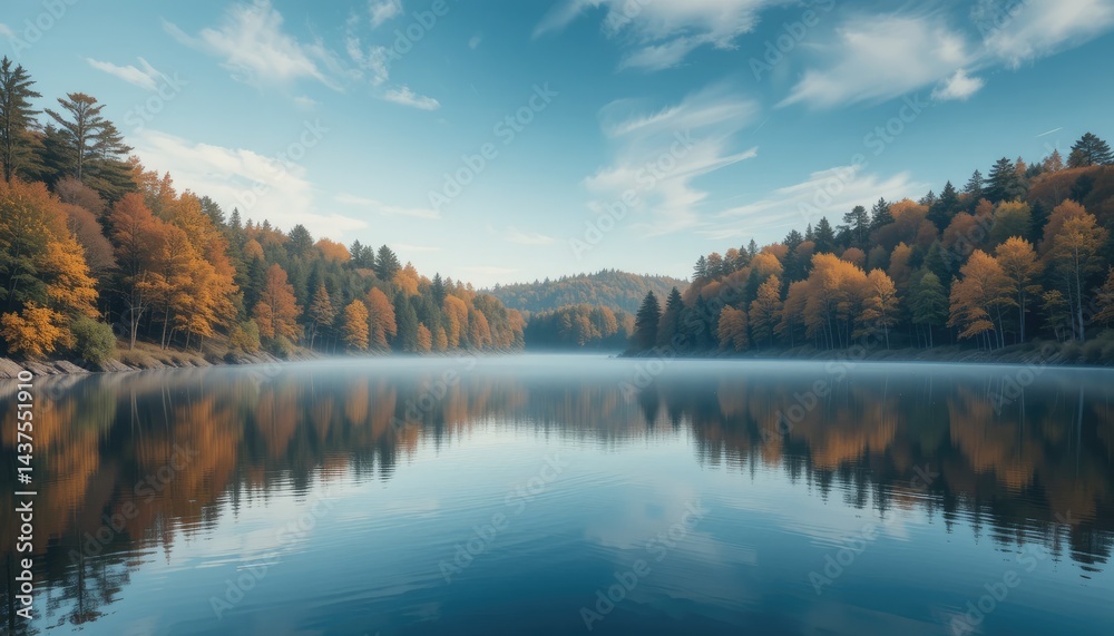 lake in autumn