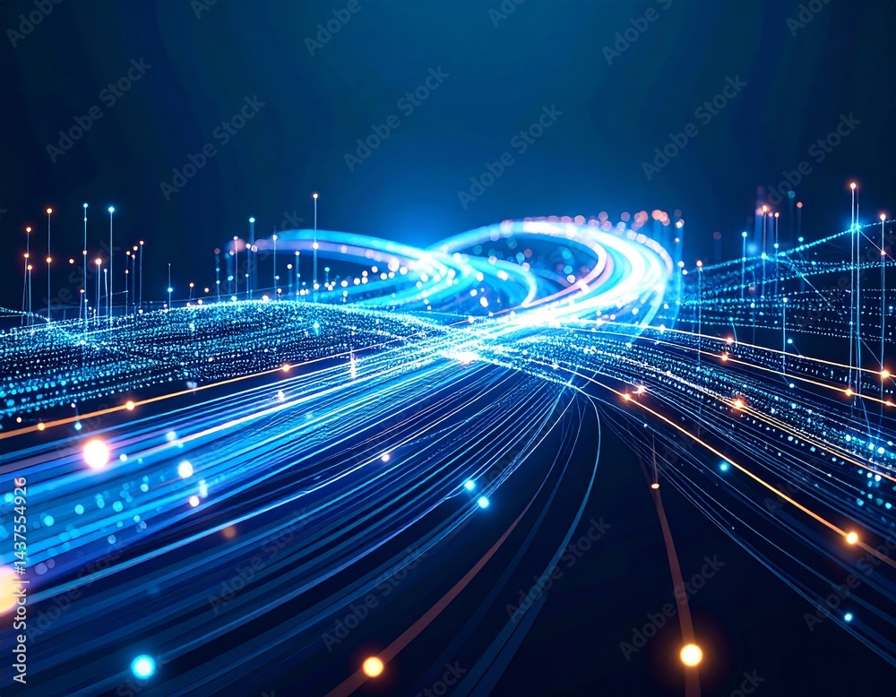 Fototapeta premium technology digital business background