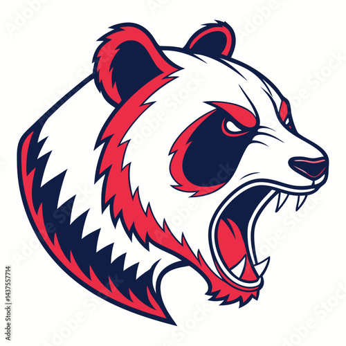 Angry Panda Mascot (3)