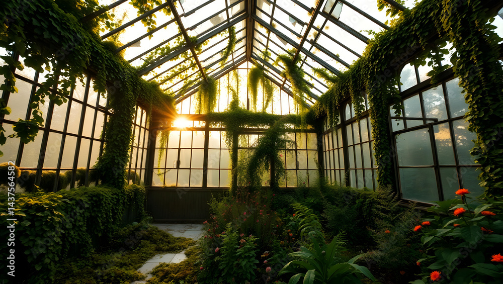 Overgrown Abandoned Greenhouse Nature Reclaiming a Forgotten Space Overgrown Abandoned Greenhouse Nature Reclaiming a Forgotten Space