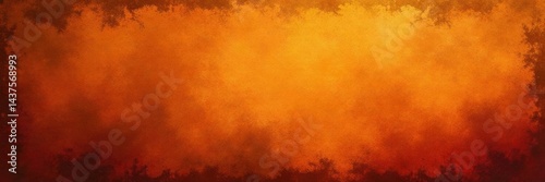 Abstract orange-brown grunge texture Warm autumnal gradient, vintage Halloween feel , gold, gradient