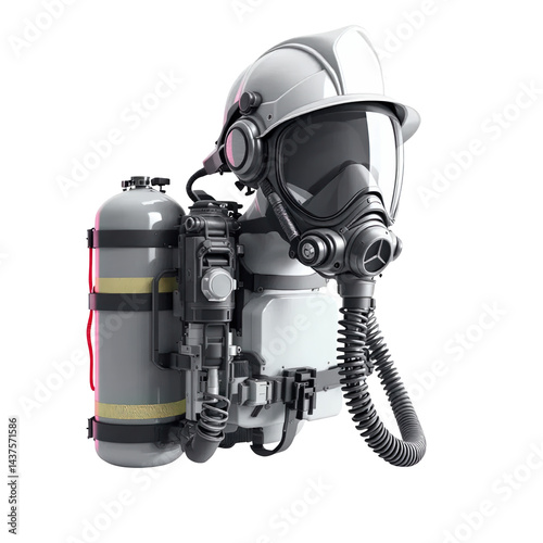 Firefighter's SCBA Gear: Safety and Protection