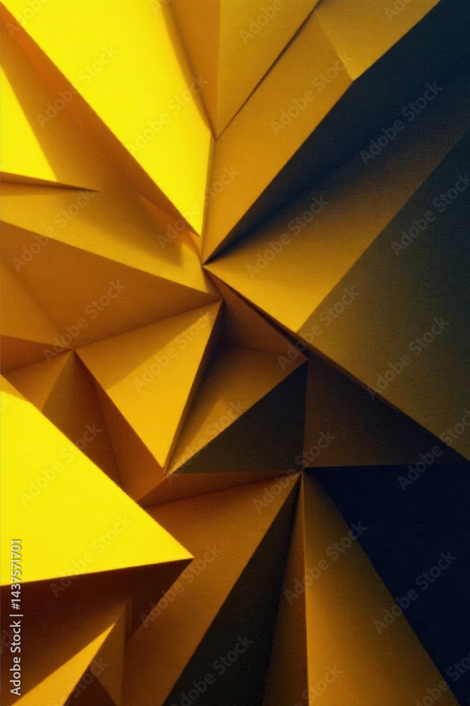 Bright yellow triangles, dynamic abstract background, sharp angles , sunbeam, lines Bright yellow triangles, dynamic abstract background, sharp angles , sunbeam, lines