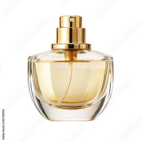 perfume bottle isolated on white