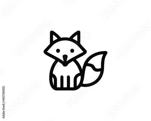 Simple Fox Logo for Identity