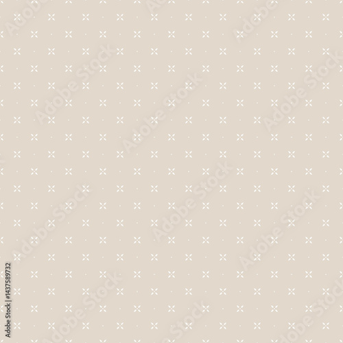 Beige Floral Pattern Design