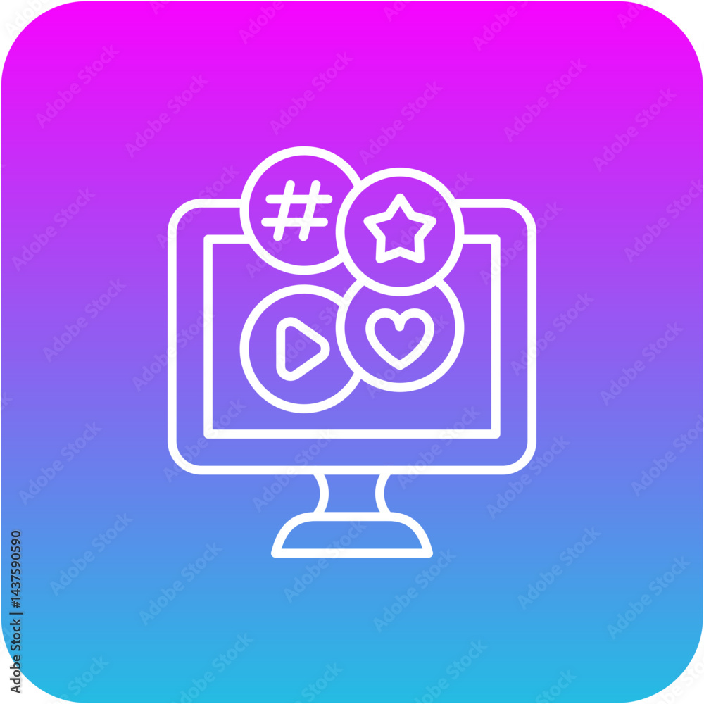Social network Icon Social network Icon