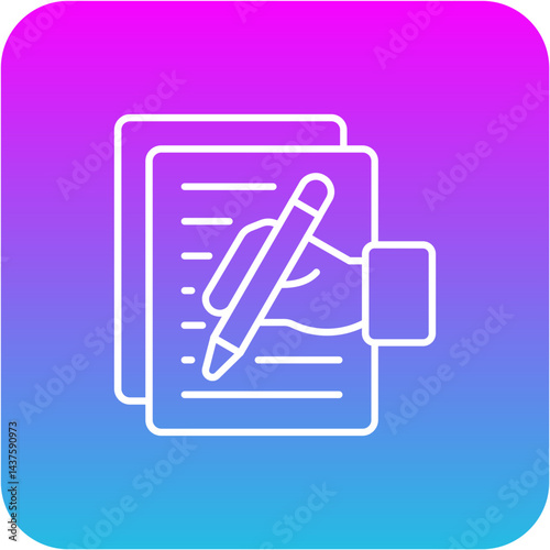 Writing Icon