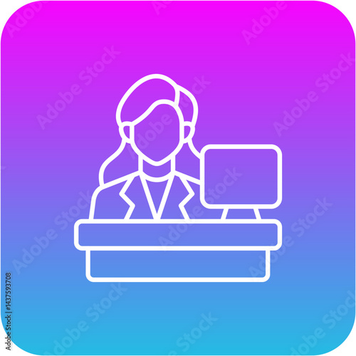 Receptionist Icon