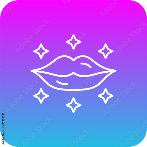 Lip makeup Icon