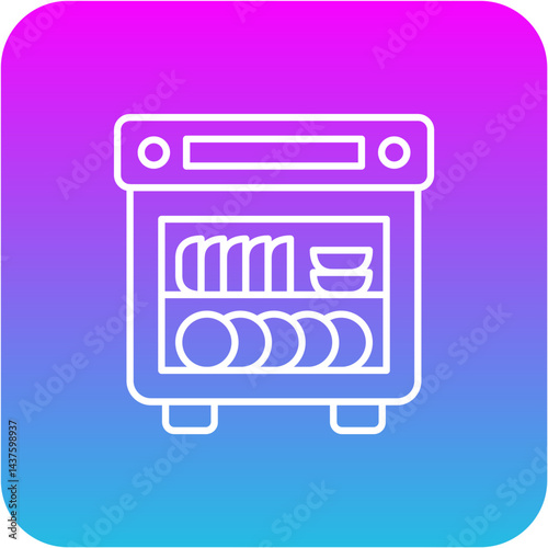 Dishwasher Icon