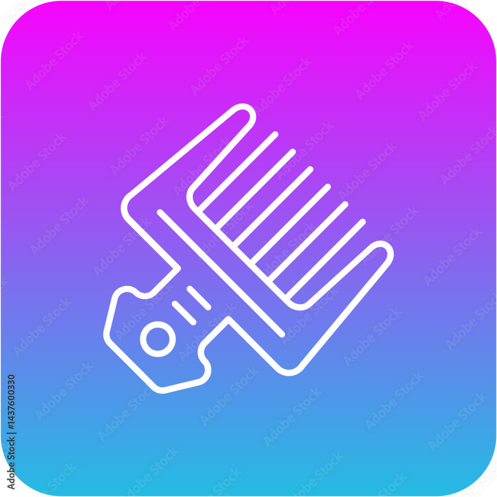 Afro comb Icon