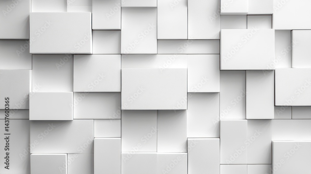 Abstract White Geometric Cube Pattern Background Texture Wallpaper Design Abstract White Geometric Cube Pattern Background Texture Wallpaper Design