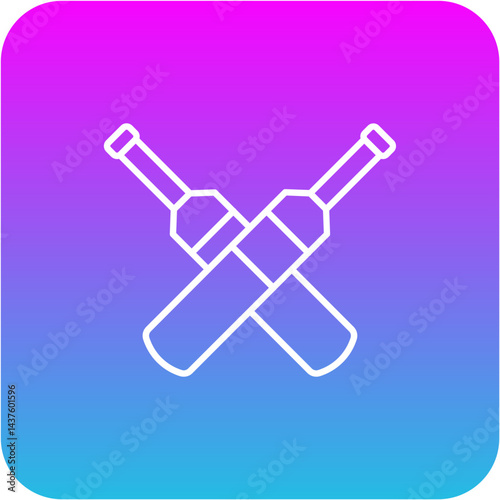 Cricket bat Icon