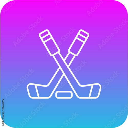 Ice Hockey Icon