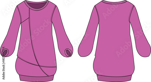 long sweater design