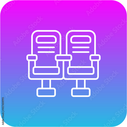 Cinema seats Icon