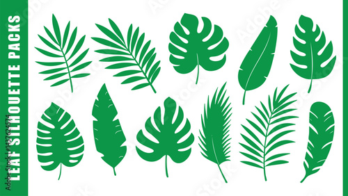 Lush Green Botanical Vector Pack