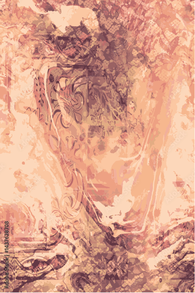 Fototapeta premium abstract floral background