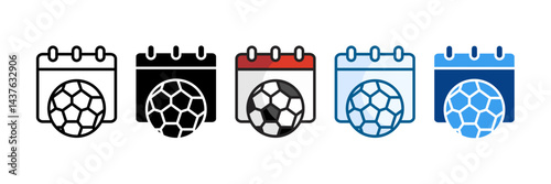 Sports Day Icon Set Multiple Style Collection
