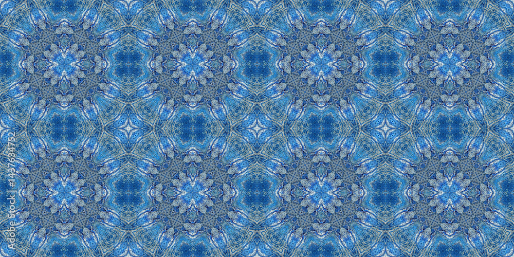 Seamless abstract pattern banner. Art texture. Symmetrical kaleidoscope Seamless abstract pattern banner. Art texture. Symmetrical kaleidoscope